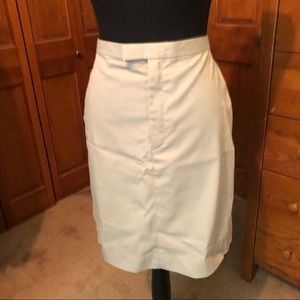 Banana Republic Stretch Khaki Skirt Sz 8 NWT
